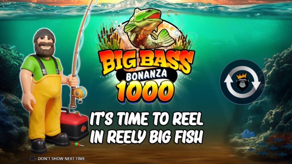Окно слота Big Bass Bonanza