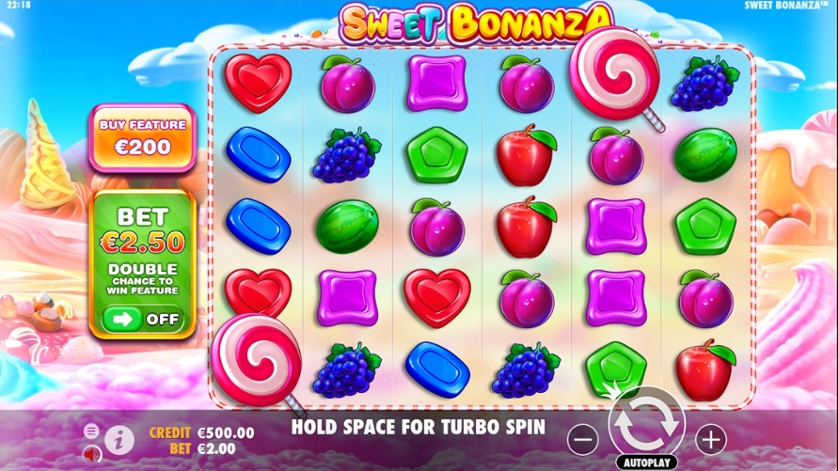 Скриншот примера игры Sweet Bonanza